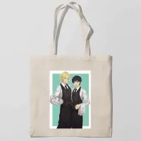 Еко-сумка шоппер з принтом Banana Fish - Бананова риба 4 Кавун Бежевий Еко-сумка шоппер з принтом Banana Fish - Бананова риба 4 Кавун Бежевий