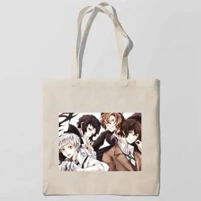 Эко-сумка шоппер с принтом Bungou Stray Dogs - Бродячие псы 2 Кавун Бежевый Эко-сумка шоппер с принтом Bungou Stray Dogs - Бродячие псы 2 Кавун Бежевый