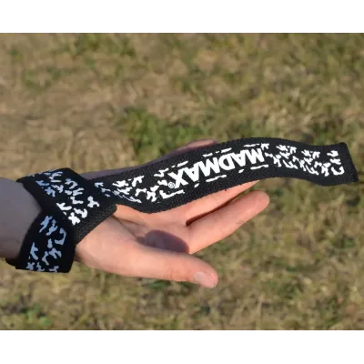 Лямки для тяги MadMax Camo Power Wrist Straps 2 шт Camo/White