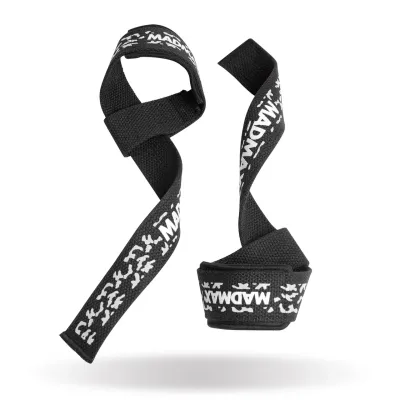 Лямки для тяги MadMax Camo Power Wrist Straps 2 шт Camo/White Лямки для тяги MadMax Camo Power Wrist Straps 2 шт Camo/White