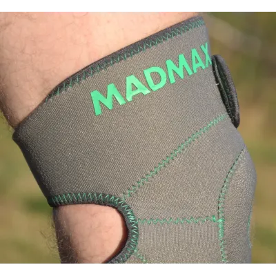 Наколінник MadMax MFA-295 Zahoprene Universal Knee Support 1 шт Dark Grey/Green Наколінник MadMax MFA-295 Zahoprene Universal Knee Support 1 шт Dark Grey/Green