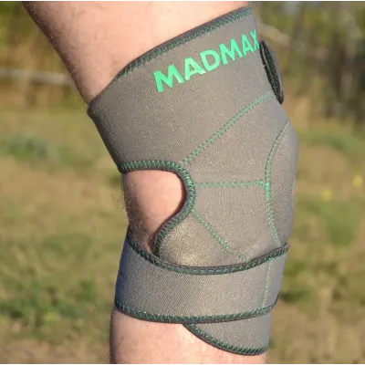 Наколінник MadMax MFA-295 Zahoprene Universal Knee Support 1 шт Dark Grey/Green Наколінник MadMax MFA-295 Zahoprene Universal Knee Support 1 шт Dark Grey/Green