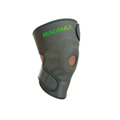 Наколінник MadMax MFA-295 Zahoprene Universal Knee Support 1 шт Dark Grey/Green