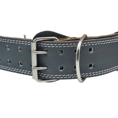 Пояс кожаный для тяжелой атлетики MadMax MFB-245 Full leather S Black