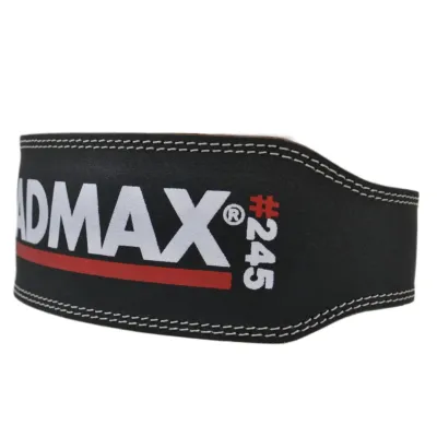 Пояс кожаный для тяжелой атлетики MadMax MFB-245 Full leather S Black