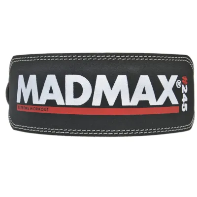 Пояс кожаный для тяжелой атлетики MadMax MFB-245 Full leather S Black