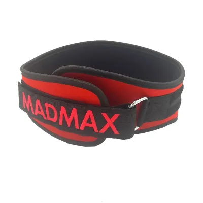 Пояс для важкої атлетики неопреновий MadMax MFB-421 Simply the Best S Red