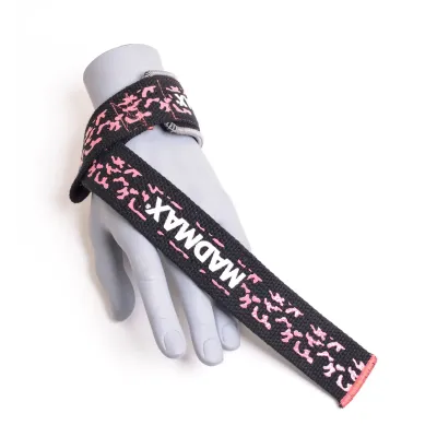 Ламки для тяги MadMax Camo Power Wrist Straps 2 шт Camo/Pink Ламки для тяги MadMax Camo Power Wrist Straps 2 шт Camo/Pink