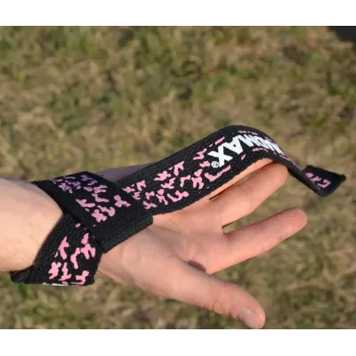 Ламки для тяги MadMax Camo Power Wrist Straps 2 шт Camo/Pink Ламки для тяги MadMax Camo Power Wrist Straps 2 шт Camo/Pink