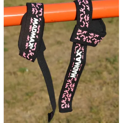 Ламки для тяги MadMax Camo Power Wrist Straps 2 шт Camo/Pink Ламки для тяги MadMax Camo Power Wrist Straps 2 шт Camo/Pink