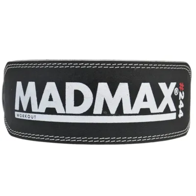 Пояс для тяжелой атлетики кожаный MadMax MFB-244 Sandwich M Black
