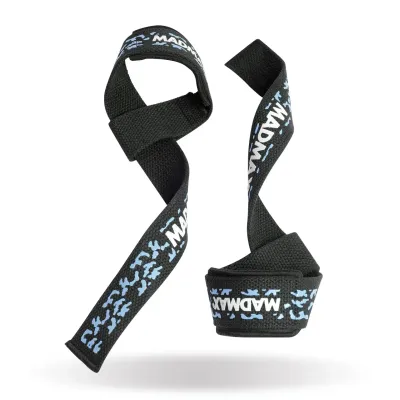 Ламки для тяги MadMax Camo Power Wrist Straps 2 шт Camo/Light Blue Ламки для тяги MadMax Camo Power Wrist Straps 2 шт Camo/Light Blue