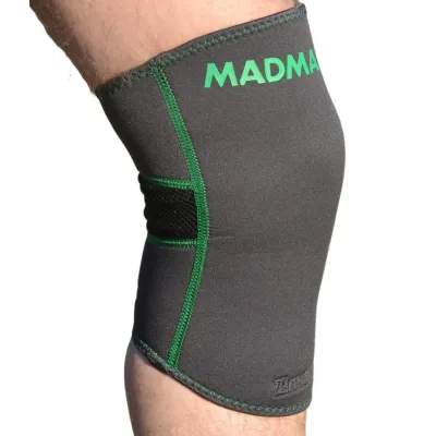 Наколінник MadMax MFA-294 Zahoprene Knee Support 1 шт XL Dark Grey/Green Наколінник MadMax MFA-294 Zahoprene Knee Support 1 шт XL Dark Grey/Green