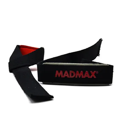 Лямки для тяги MadMax MFA-267 PWR Straps 2 шт Black/Grey/Red Лямки для тяги MadMax MFA-267 PWR Straps 2 шт Black/Grey/Red