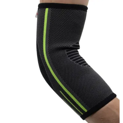 Компрессионный налокотник MadMax MFA-283 3D Compressive elbow support 1 шт M Dark grey/Neon green Компрессионный налокотник MadMax MFA-283 3D Compressive elbow support 1 шт M Dark grey/Neon green
