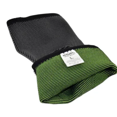 Компресійний налокітник MadMax MFA-283 3D Compressive elbow support 1 шт L Dark grey/Neon green Компресійний налокітник MadMax MFA-283 3D Compressive elbow support 1 шт L Dark grey/Neon green