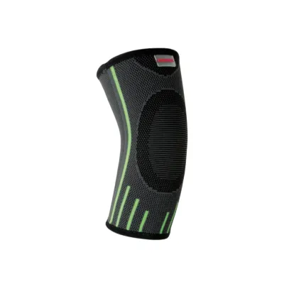 Компресійний налокітник MadMax MFA-283 3D Compressive elbow support 1 шт L Dark grey/Neon green