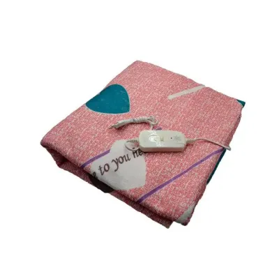 Простирадло з підігрівом Electric Blanket 7421 145х160 см Pink Heart Простирадло з підігрівом Electric Blanket 7421 145х160 см Pink Heart