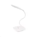 Лампа настольная сенсорный включатель MASTERTOOL 125х100х350 мм COB LED 3 режима USB 3xAA ABS White (94-0815)
