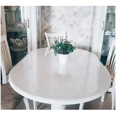 Скатерть мягкое стекло Soft Glass 110x100 см Прозрачный (1210714407)