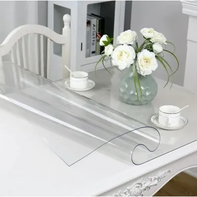 Скатертина м'яке скло Soft Glass 130x100 см Прозорий (1210716905)