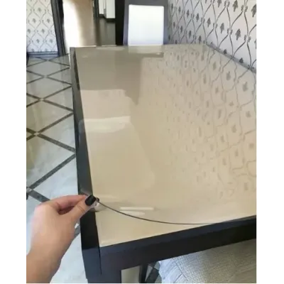 Скатертина м'яке скло Soft Glass 330x100 см Прозорий (1311960406)