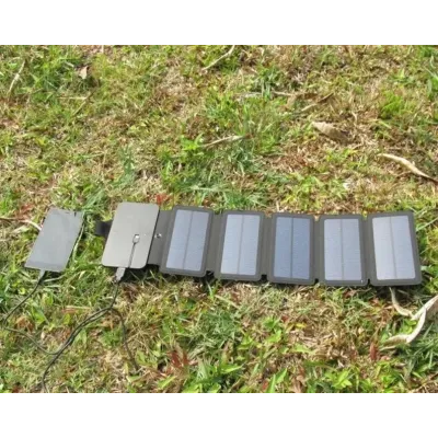 Зарядний пристрій на сонячних батареях No Brand Kernuap SunPower 10 Вт Чорний (1531625758)