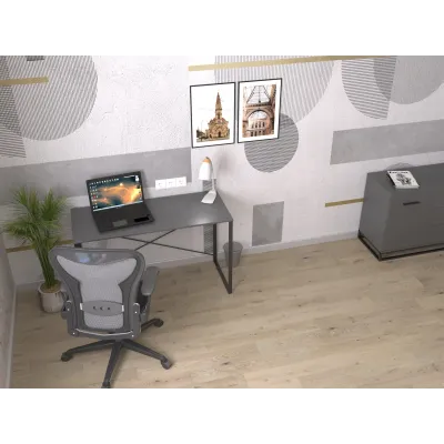 Стіл письмовий Art in Head Line Asсet 1200x500x730 мм Графіт (AS12070000030)