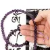 Четки из аметиста HandiCraft 108 бусин 8.5 мм (27587)