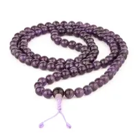 Чотки з аметисту HandiCraft 108 намистин 8.5 мм (27587)