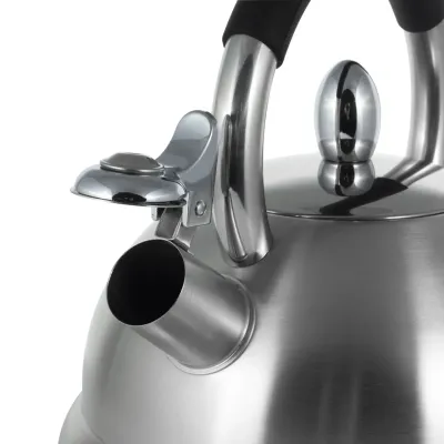 Чайник из нержавеющей стали со свистком Kamille KM-1097 2,7 л Хром Чайник из нержавеющей стали со свистком Kamille KM-1097 2,7 л Хром