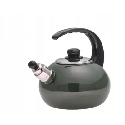 Чайник эмалированный со свистком Kamille KM-1039D 2.5 л Зеленый Чайник эмалированный со свистком Kamille KM-1039D 2.5 л Зеленый