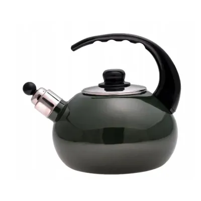 Чайник эмалированный со свистком Kamille KM-1039D 2.5 л Зеленый Чайник эмалированный со свистком Kamille KM-1039D 2.5 л Зеленый