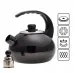Чайник эмалированный со свистком Kamille KM-1039A 2.5 л Черный