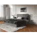 Ліжко BNB BacardiDesign без підйомного механізму 140x190 сірий