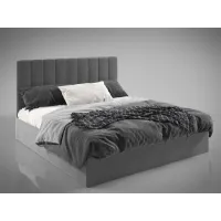 Ліжко BNB BacardiDesign без підйомного механізму 160x190 сірий Ліжко BNB BacardiDesign без підйомного механізму 160x190 сірий