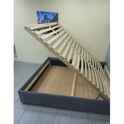 Кровать BNB GrenadineDesign с подъемным механизмом каркас дерево 140x190 светло-серый