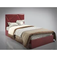 Кровать BNB BaileysDesign с подъемным механизмом каркас дерево 80x200 бордовый