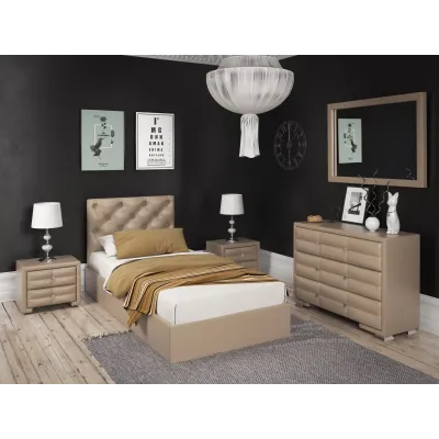 Кровать BNB DaiquiriDesign без подъемного механизма 90x200 бежевый Кровать BNB DaiquiriDesign без подъемного механизма 90x200 бежевый