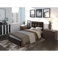Ліжко BNB GrenadineDesign без підйомного механізму 80x200 коричневий Ліжко BNB GrenadineDesign без підйомного механізму 80x200 коричневий