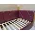 Ліжко-диван BNB BaileysDesign без підйомного механізму 80x200 бордовий