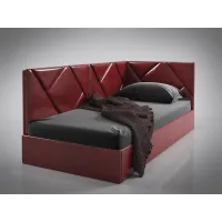 Кровать-диван BNB BaileysDesign с подъемным механизмом каркас дерево 80x190 бордовый Кровать-диван BNB BaileysDesign с подъемным механизмом каркас дерево 80x190 бордовый