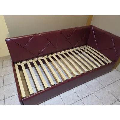 Ліжко-диван BNB BaileysDesign з підйомним механізмом каркас метал 80x200 бордовий