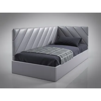 Кровать-диван BNB SheridanDesign с подъемным механизмом каркас металл 120x190 серый