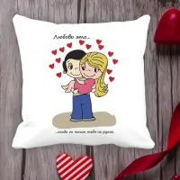 Подушка з принтом Love is Подушка з принтом Love is