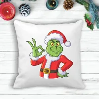 Подушка із новорічним принтом Грінч The Grinch Подушка із новорічним принтом Грінч The Grinch