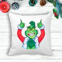 Подушка з новорічним принтом Грінч The Grinch Подушка з новорічним принтом Грінч The Grinch