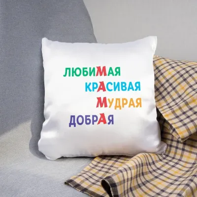 Декоративна подушка з принтом 
