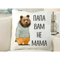 Подушка декоративна з принтом 