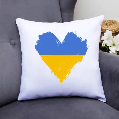Подушка декоративна із принтом 